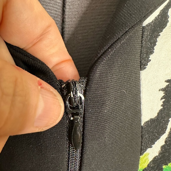 Joseph Ribkoff knit Women's Multicolor Blazer full zip up - Picture 9 of 10